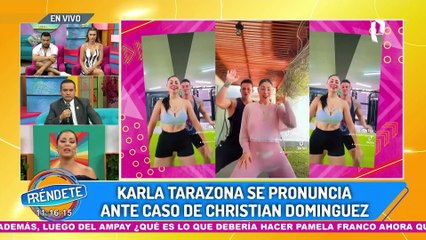 Karla Tarazona sobre Christian Domínguez: "Es el papá de mi hijo, y la puerta no se la voy a cerrar"