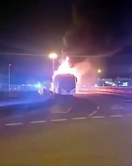 El incendio del autobús de Monbus
