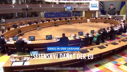 50 EU-Milliarden für Ukraine: Selenskyj zeigt sich dankbar - und will mehr