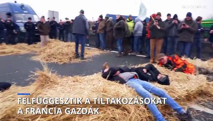 Francia gazdatüntetések: a két legnagyobb szakszervezet lefújta a blokádokat