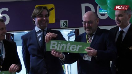 Binter ha presentado oficialmente sus vuelos en la ruta Madrid-Canarias