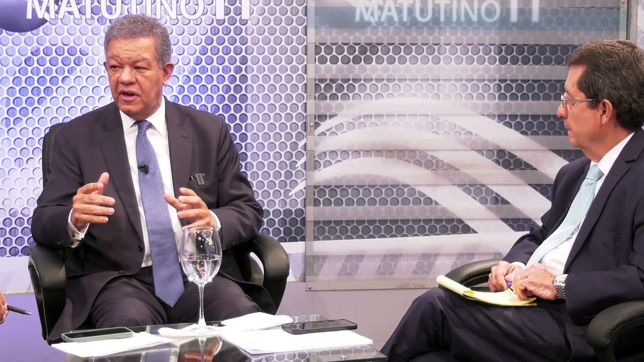 Leonel Fernández: "Si algo funciona en RD son las Fuerzas Armadas"
