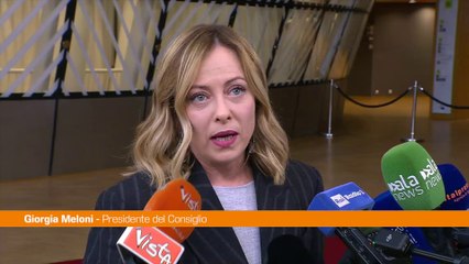 Salis, Meloni "Garantita assistenza fin dall'inizio"