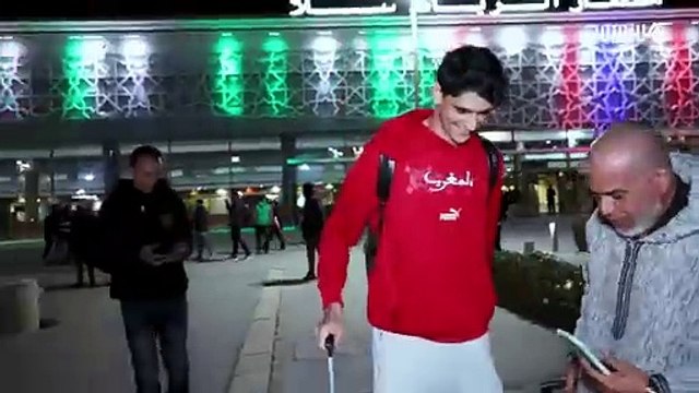 عودة المنتخب الوطني بعد الإقصاء من الكان.. الركراكي- سمحو لينا وبونو- القادم أحسن إن شاء الله