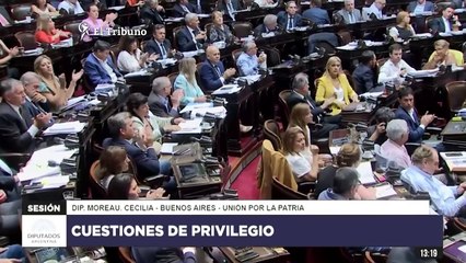 Fuerte cruce entre Menem y Moreau