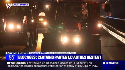 "On a gagné": Le sentiment de Cyril Condamine, agriculteur en Dordogne, sur le chemin du retour après plusieurs jours d'avancée vers Paris