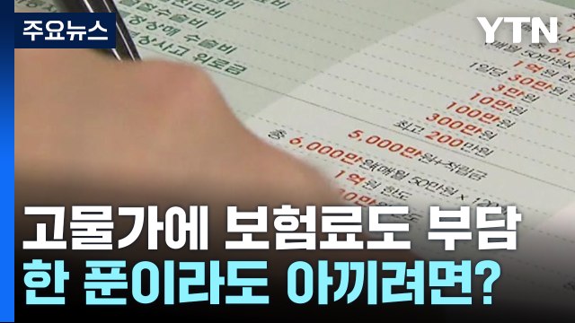 고물가에 보험료도 부담...한 푼이라도 아끼려면? / YTN