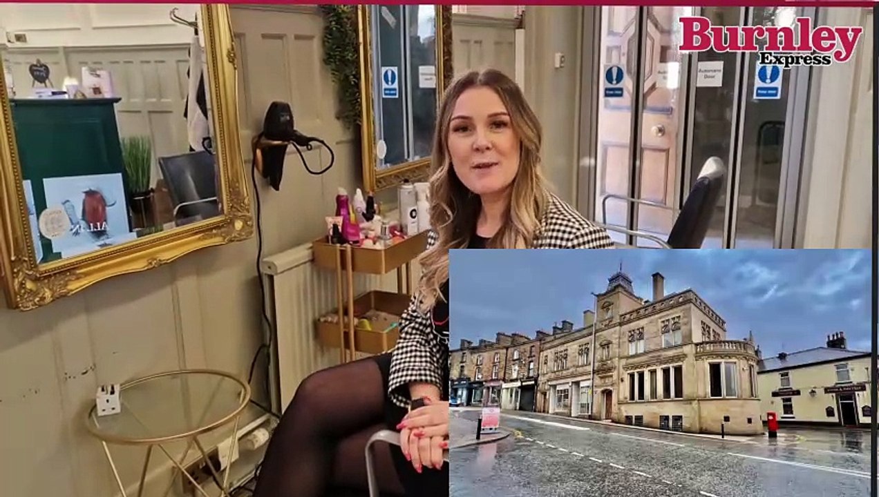 Kellie Dobson transformed the former NatWest Bank in Padiham into The Looking Glass salon