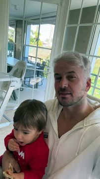 David Carreira com o filho Lucas