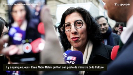 Rima Abdul Malak remplacée par Rachida Dati, cette décision qu'elle a prise avant son départ du ministère de la Culture
