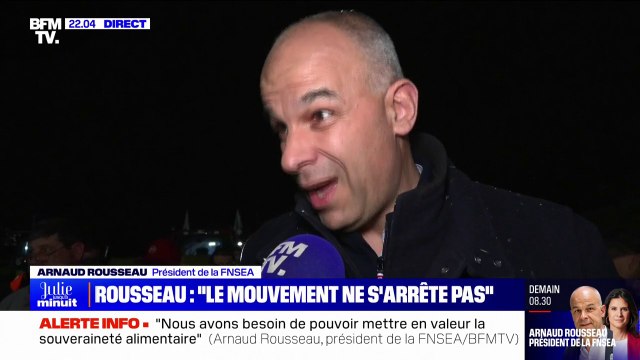 Pour le président de la FNSEA, Arnaud Rousseau, les annonces de Gabriel Attal vont dans le bon sens , même s'il manque des choses au niveau européen