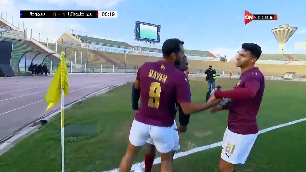 اهداف مباراة سيراميكا كليوباترا وسموحة 2 0 كاس الرابطة المصرية