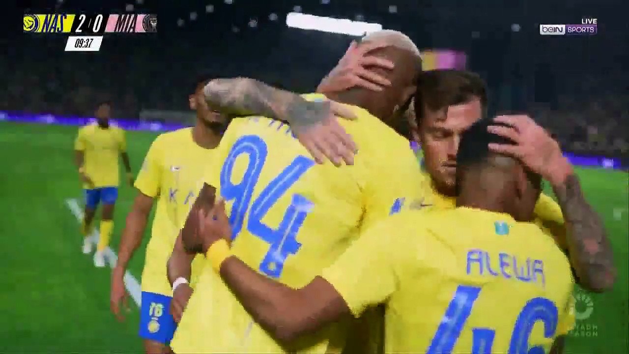 اهداف مباراة النصر وانتر ميامي (6-0) كاس موسم الرياض