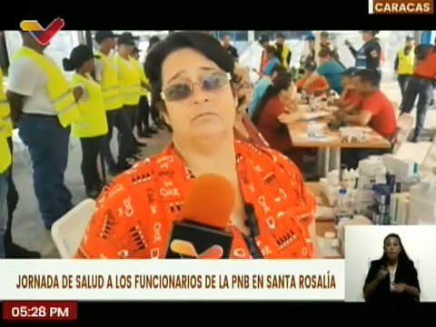 Jornada de Salud integral favorece a funcionarios de la PNB de la pqa. Santa Rosalía en Caracas