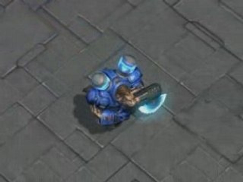 Starcraft 2 Tauren Marine au pas [Poisson d'avril ?]