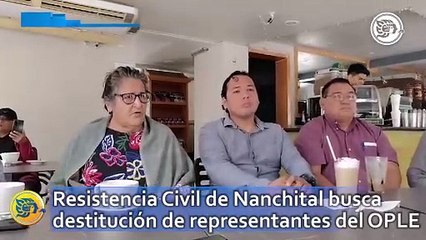 Resistencia Civil en Nanchital Protesta para Destituir a Representantes del OPLE ✊
