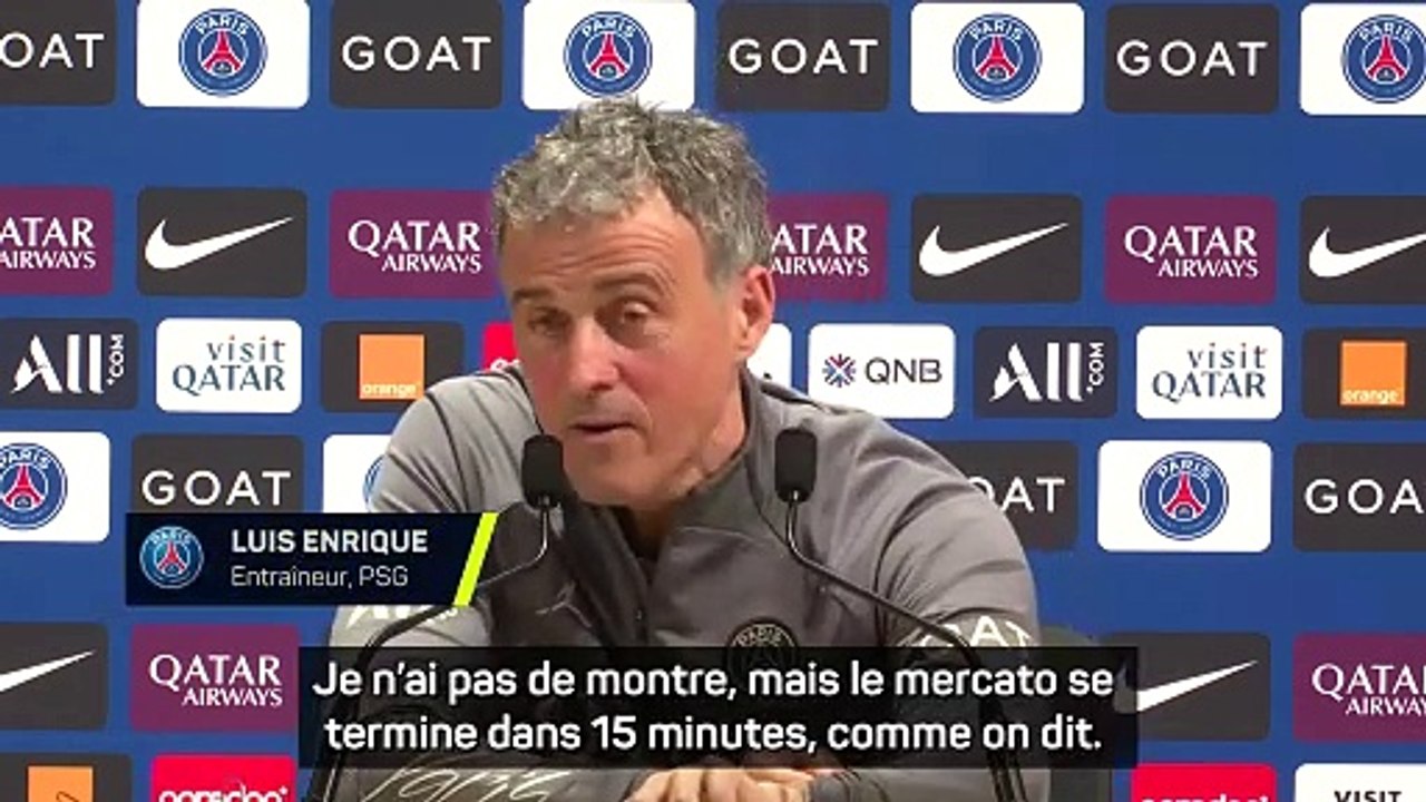Luis Enrique ne s’attend à aucun renfort en défense