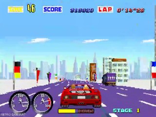 TURBO OUT RUN (Sega - Arcade - 1989)