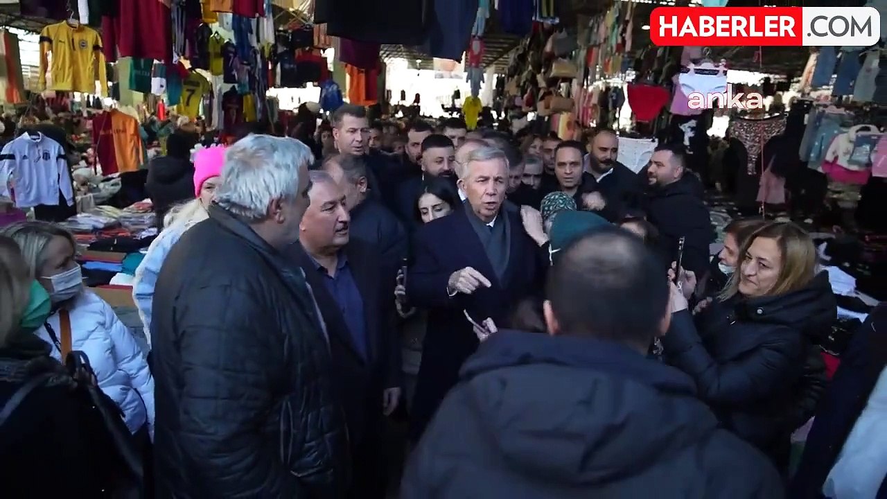 Mansur Yavaş, Sıhhiye-Yenişehir Pazaryeri'nde Esnaf ve Yurttaşlarla Buluştu