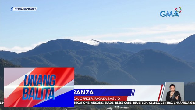 Andap o frost, nararanasan sa Atok, Benguet - Weather update today as of 7:34 a.m. (February 2, 2024) | UB