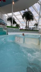 Ocean Turns Regular Pool Into Wave Pool