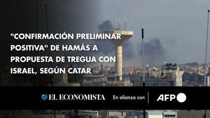 "Confirmación preliminar positiva" de Hamás a propuesta de tregua con Israel, según Catar
