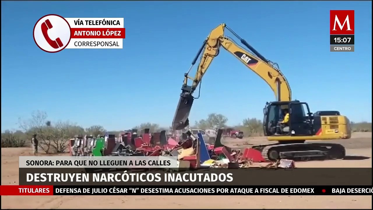 En sonora, elementos de la FGR destruyen narcóticos incautados