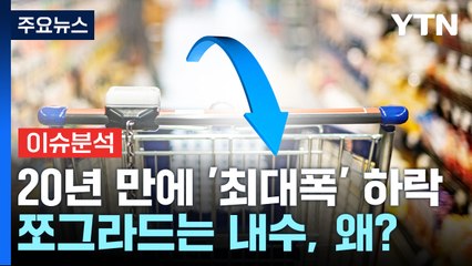 [뉴스라이더] 국내 소비 20년 만에 최대폭 하락...쪼그라드는 내수 / YTN