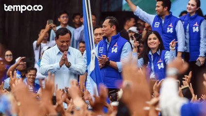 Tepis Isu Sakit, Prabowo Joget Bareng Denny Caknan di Malang