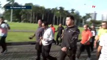 Momen Mahfud MD Lari Pagi di Lapangan Monas, Usai Mundur dari Menko Polhukam