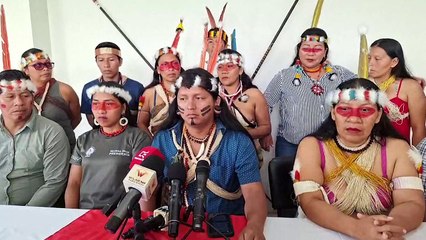 Indígenas de Ecuador rechazan posibilidad de aplazar cierre de bloque petrolero en Yasuní