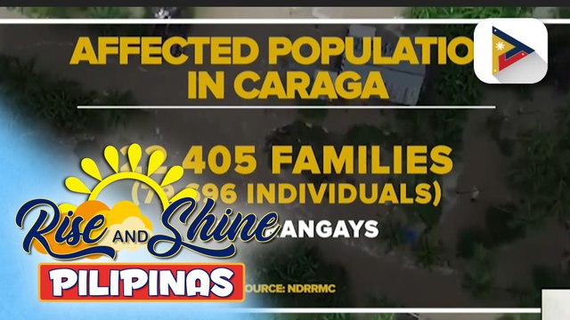 NDRRMC: Higit 22-K pamilya, naapektuhan ng pagbaha at pagguho ng lupa sa CARAGA