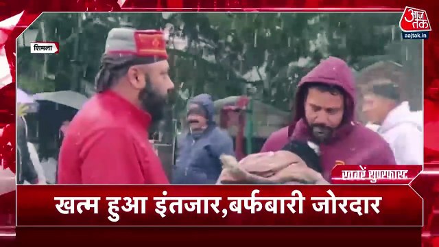 Snowfall starts in mountains, changes mood of tourist