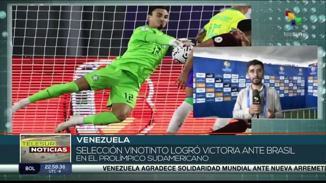 Venezuela le gana a Brasil en Preolímpico Suramericano