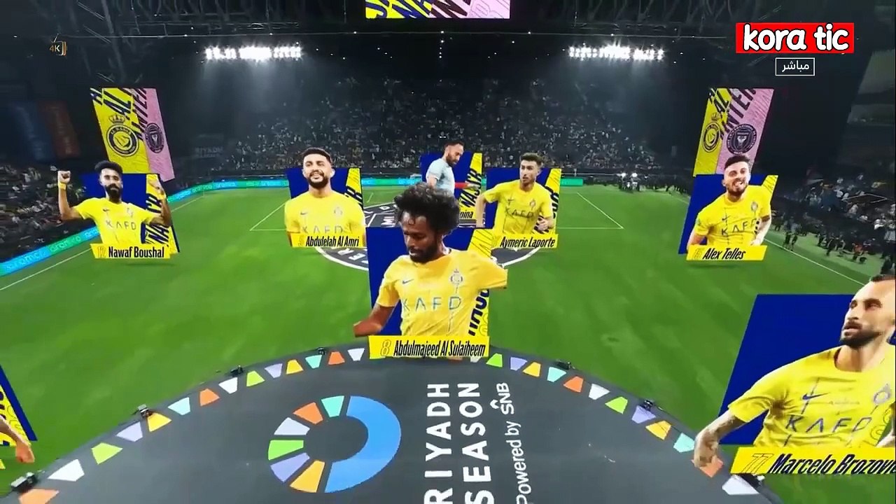 ملخص مباراة النصر وانتر ميامي 6-0 - اهداف مباراة النصر وانتر ميامي اليوم - اهداف النصر اليوم
