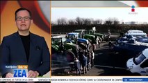 Granjeros protestan por las normas agrícolas en Bruselas