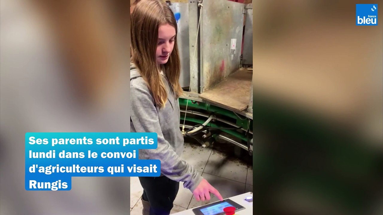 Dordogne : à 14 ans, elle gère la ferme pendant que ses parents sont dans  le convoi des agriculteurs - Vidéo Dailymotion