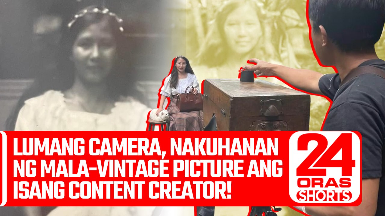 Lumang camera, nakuhanan ng mala-vintage picture ang isang content creator! | 24 Oras Shorts