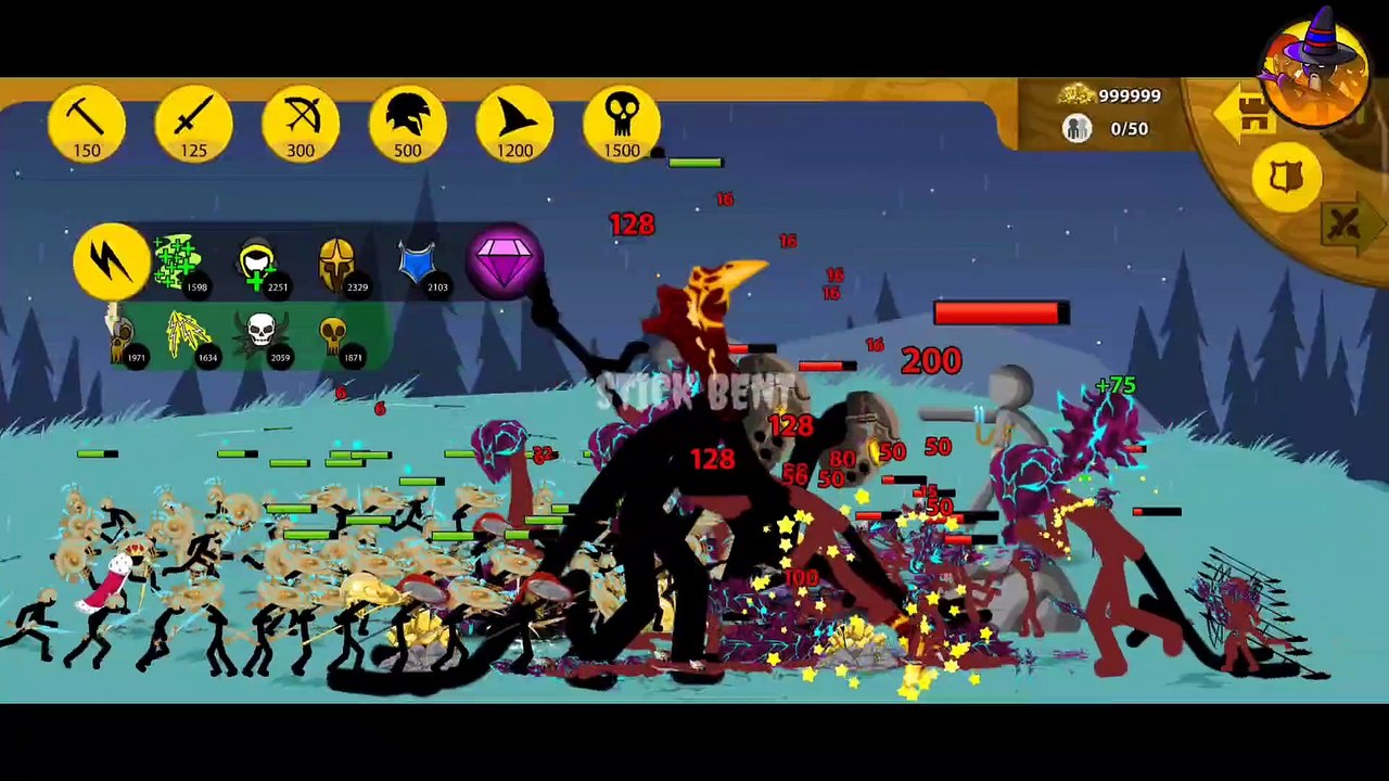 NEW BATTLE LAVA VS ICE SO MANY ENEMY NEW | STICK WAR LEGACY | STICK BENT