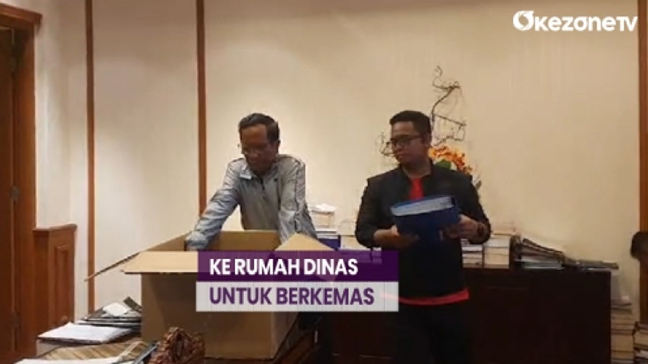 Usai Pamitan, Mahfud MD Merapat ke Rumah Dinas untuk Berkemas