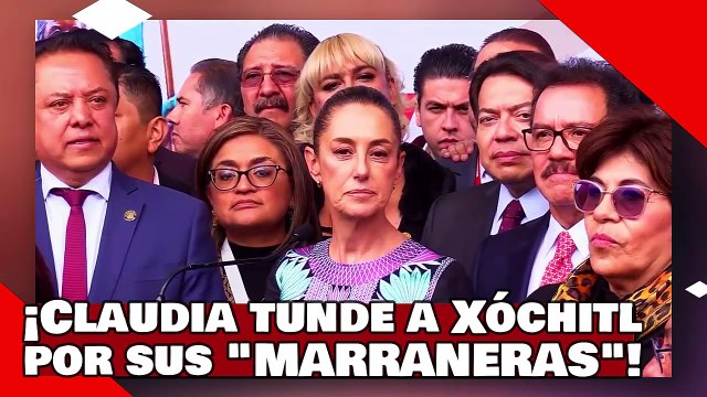 ¡VEAN! ¡la Dra. Claudia tunde a ‘Móchilt’ por sus ‘MARRANERAS’ copia chafa de las mañaneras de AMLO!