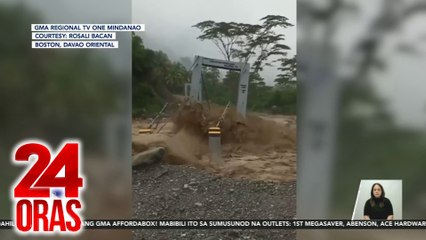 Ilang bahay, sinira at inanod ng baha; tulay, bumigay sa lakas ng agos ng tubig (February 1, 2024 report) | 24 Oras