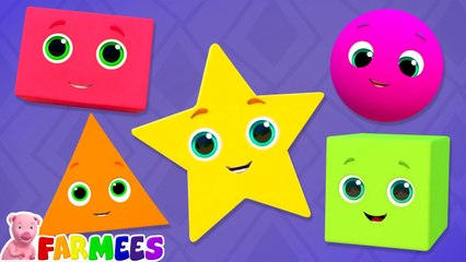 Shapes Song + More Preschool Kids Videos & Nursery Rhymes for Children