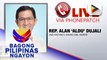 Panayam kay Rep. Alan 'Aldu' Dujali ng Davao Del Norte 2nd District
