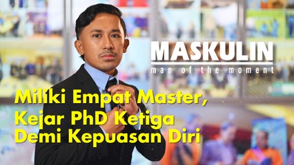 Miliki Empat Master, Dr Alif Jasni Kejar PhD Ketiga Demi Kepuasan Diri – MAN OF THE MOMENT