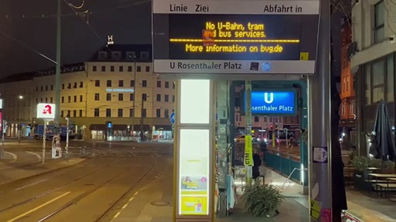 Warnstreik legt bundesweit Öffis lahm