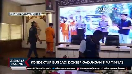 Kondektur Bus Jadi Dokter Gadungan Tipu Timnas