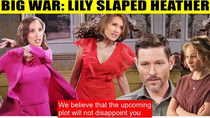 CBS Young And The Restless Lily and Heather's fierce confrontation - competing f