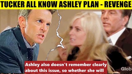 CBS Y&R Tucker discovers that Ashley has been unfaithful - secretly flirting and