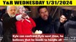 CBS Young And The Restless Spoilers Wednesday Full 1_31_2024 - WIll Nikki Kidnap